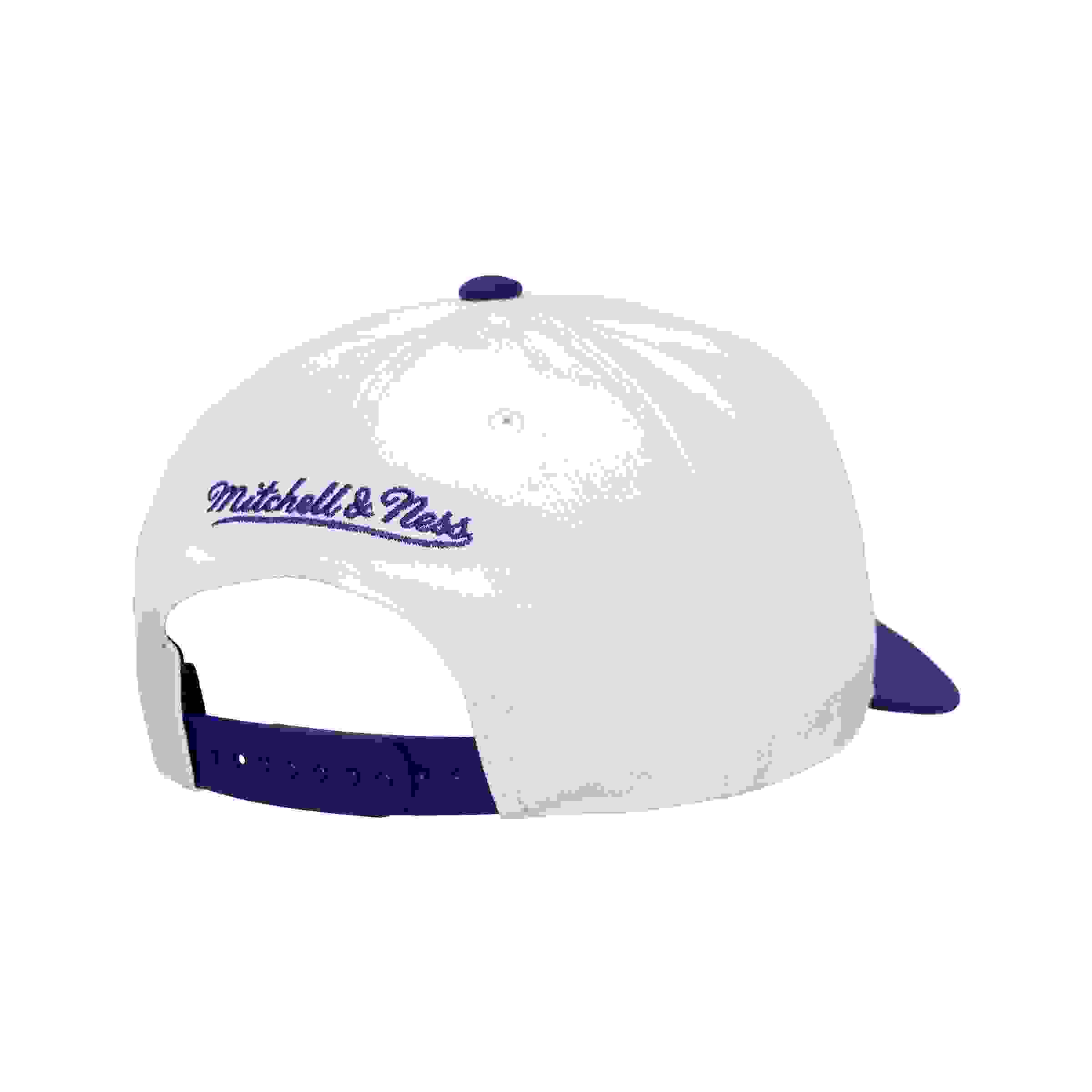 Mitchell & Ness Phoenix Suns Bill Smack White/Purple Snapback Hat